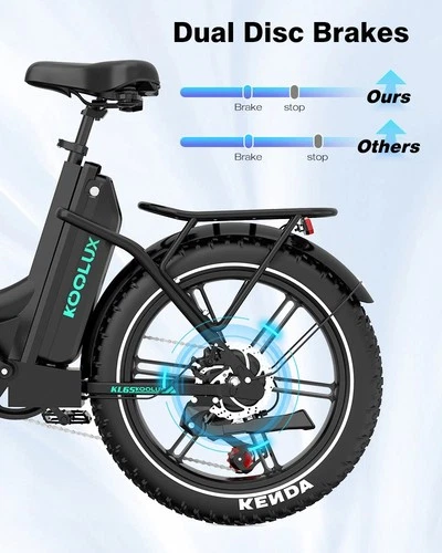 KOOLUX KL6S 5OO\/\/ Elektrofahrrad 20 zoll 48V City E-bike 15,6AH E-Fahrrad - Bild 7 von 19
