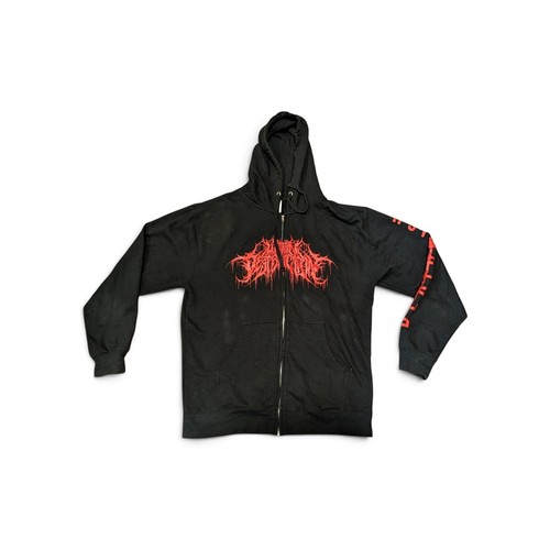 Within Destruction "Deathwish" Zip Hoodie Hooded Sweatshirt Size Large - Afbeelding 1 van 6