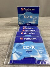 Verbatim 94935 700 MB/80 min 52x CD-R Recordable Discs - Silver 15 Total 