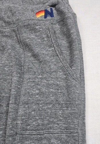 Aviator Nation Womens Cotton Drawstring Skinny Sweatpants Gray Size L - Picture 4 of 7