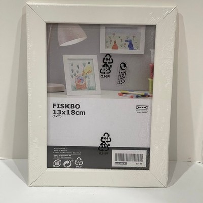 NEW IKEA FISKBO 5x7 Picture Frame White Photo Frame