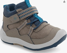 Stride Rite Unisex Little Kid's SRT Rover Sneaker Taupe Size 9M