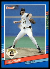 1991 Donruss Bob Walk Pittsburgh Pirates #157