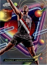 Scoot Henderson 2023-24 Topps Chrome Cosmic RC #153 Portland Trail Blazers