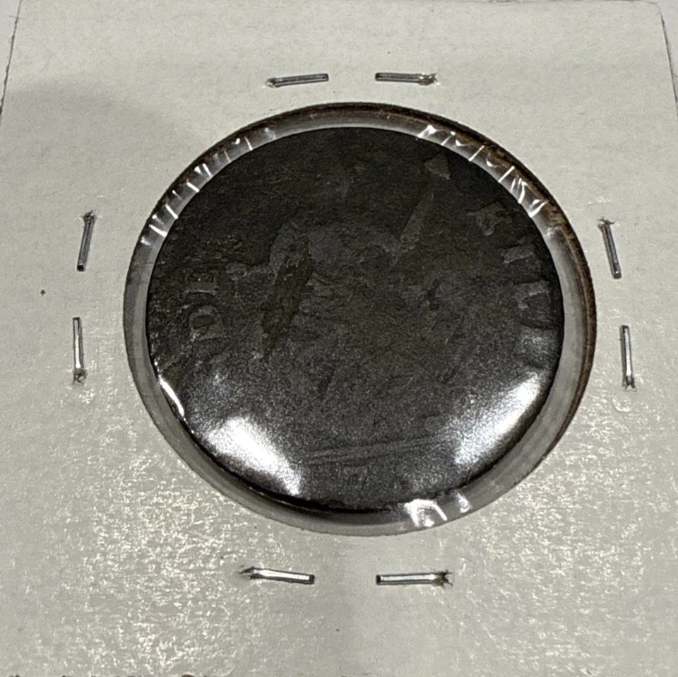 1785 Connecticut Colonial Copper One Cent Coin - Image 4 of 4