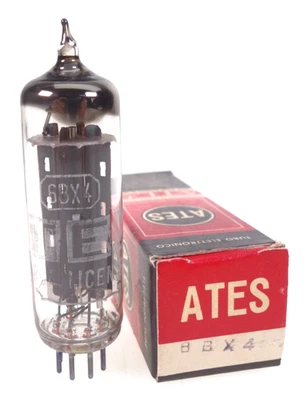 6BX4 = 6X4 = EZ90 ATES RCA Radio Röhre tube Full-Wave Vacuum Rectifier NOS - Bild 1 von 3