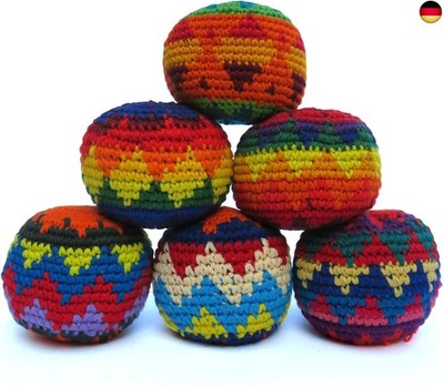 Siesta Hacky Sack Ball - Footbag - Haggysack - Hackisack Bälle - Häckisäck - Ki