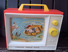 Vintage Fisher Price Giant Screen Music Box TV