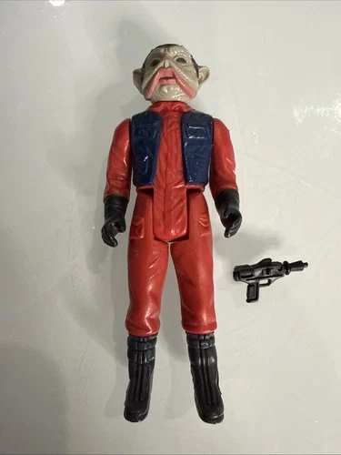 Vintage Star Wars Nien Nunb Complete Action Figure 1983 HK Kenner *NM*