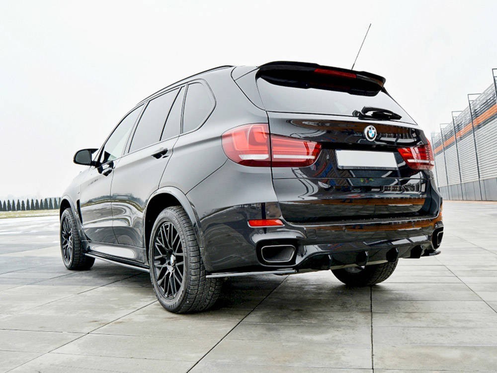 Diffuseur bas de caisse BMW X5 F15 M-Pack Maxton Noir Brillant