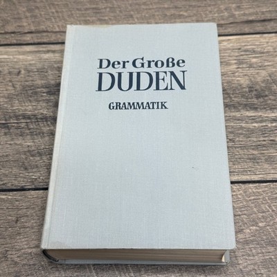 Der Große DUDEN GRAMMATIK #4 Paul Grebe 1966 2nd Ed German Grammar Reference