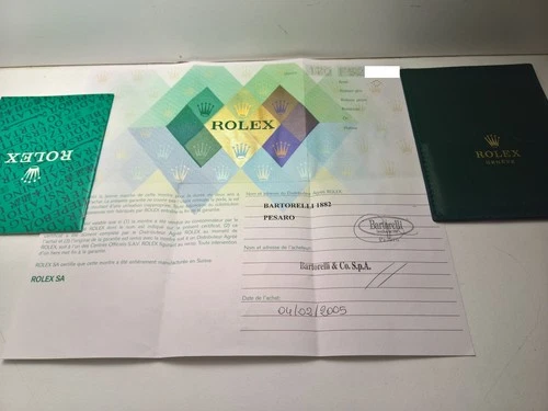 ULTRA RARE VINTAGE ROLEX SUBMARINER 14060M WATCH GUARANTEE SERIAL WARRANTY F