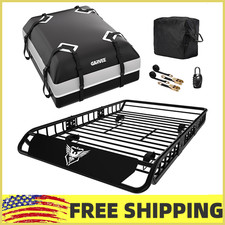 Garvee 64 Universal Roof Rack Basket 200lbs Rooftop Cargo Carrier Basket Garvee 64 Universal Roof Rack Basket 200lbs Rooftop Cargo Carrier Basket