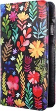 Server Book for Waitress, 5x9 Server Book with Zipper, Magnetic Pocket, Pen H...