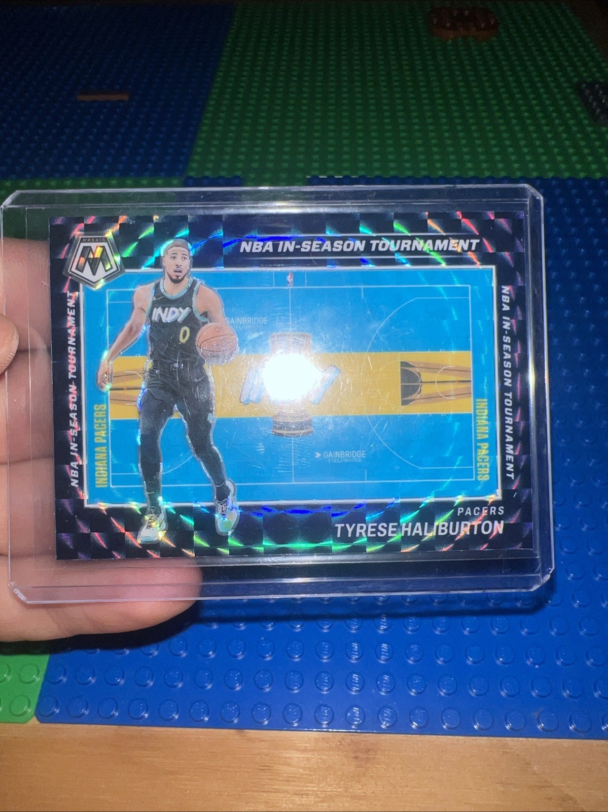 TYRESE HALIBURTON 2023-24 MOSAIC NBA IN-SEASON TOURNAMENT MOSAIC Q5492