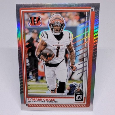 Ja'Marr Chase - Silver Holo Prizm - 2025 Panini Optic NFL Bengals #2