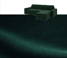Ikea VIMLE Bezug 3er Sofa, m. Récamiere dunkelgrün + 2x BREITE Armlehnen