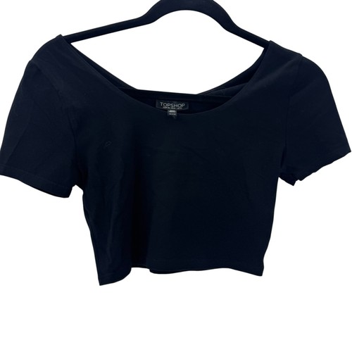 Top Court (crop Top) Topshop En Bronze Taille 8 - Manches Longues, Neuf Sans étiquettes, Parfait Pour Un Look Tendance