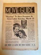 Maytime Local Theater Herald 1937 Jeanette MacDonald, Nelson Eddy!