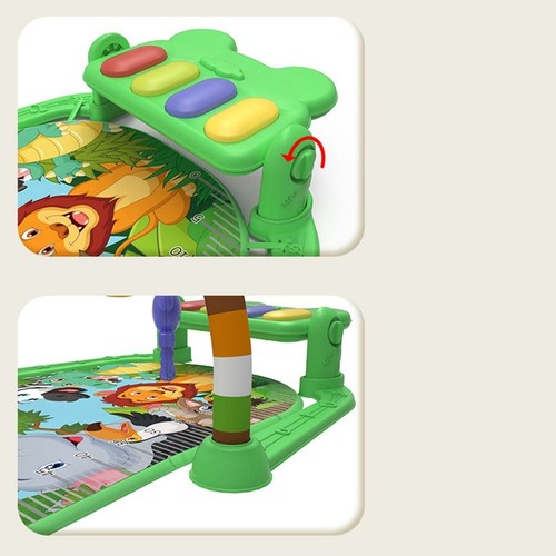 Estilo Dibujos Animados Bebé Fitness Stand Música Jugar Recién Nacido 0-36 Meses - Imagen 5 de 22