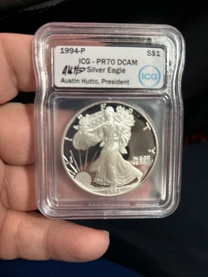 ICG Certified PR 70 Silver Bullion Coins for sale | eBay