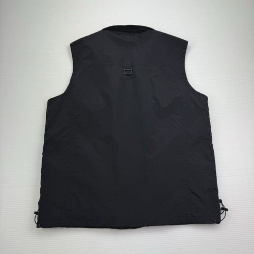 Black Vest Men Size 3X Sleeveless Tactical Multi Pockets Photographer Full Zip - Picture 6 of 9