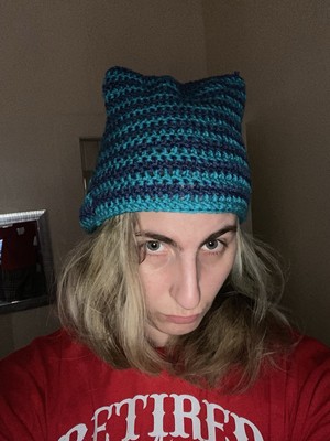 Cat Hat Adult Comfortable Soft Beanie Caps for Winter Cat Ear Beanie Hats Cute