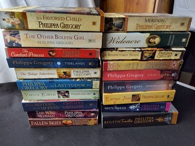 PHILIPPA GREGORY 19 Paperback Book Lot - Tudor Boleyn Traitor Dark Tides