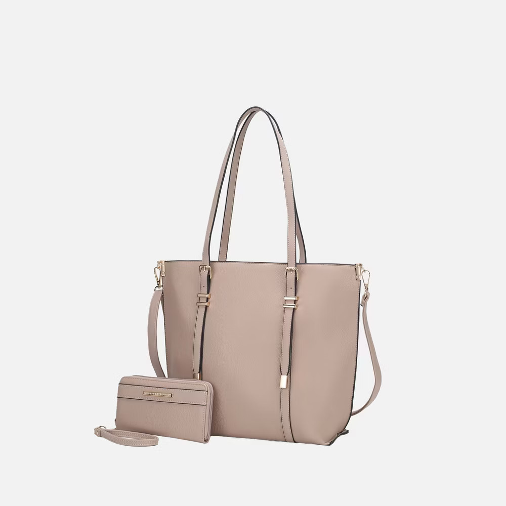 MKF Collection Emery Vegan Leather Women s Tote Bag with Wallet by Mia