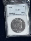 Photo of a 1974-P Eisenhower Dollar from an eBay listing that sold on Jul 16, 2026