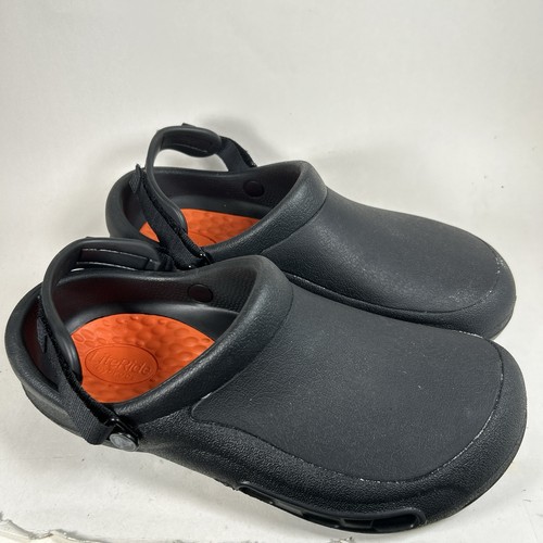 Crocs Bistro Pro LiteRide Work Clogs Men’s 10 Women’s 12 Black Slip Resistant