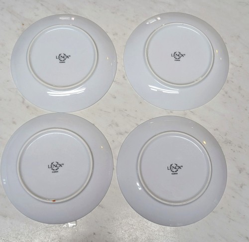 8 Lenox Vegetable Bread Butter Canape Appetizer Dessert 6 1/4" Plates EUC - Picture 5 of 8