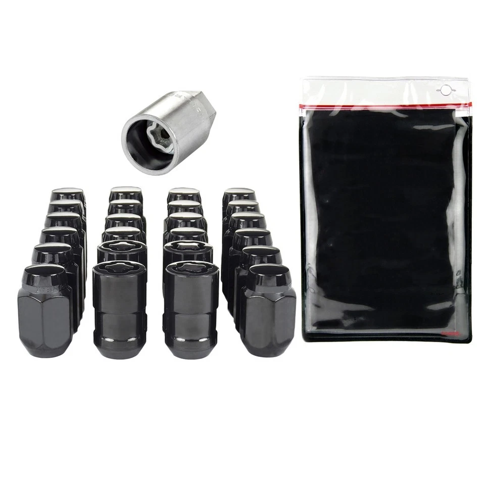 Tuercas cromadas McGard para Toyota RAV4 2000 con PVD negro M12 por tamaño de rosca de 1,25 Foto 2 de 4