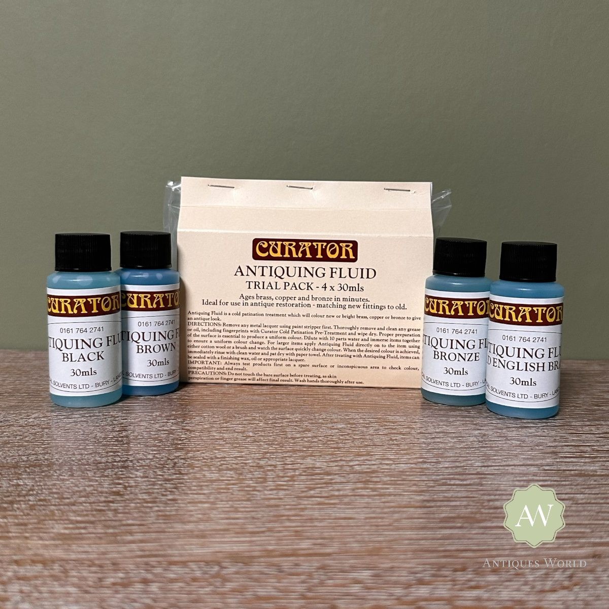 Curator Antiquing Fluid Trial Pack
