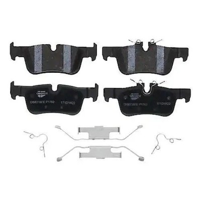 Carquest PMD1762H Rear Semi Metallic Brake Pads   Euro Vehicles (BMW/MINI)