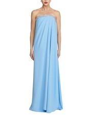 Halston Fleur Strapless Gown Women's