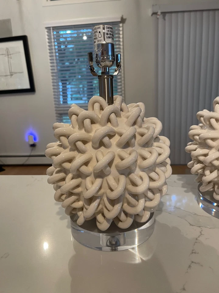 Par de lámparas de mesa/lámparas de noche/diseño contemporáneo Jamienne 23" para exteriores  Foto 4 de 4