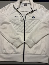 Puma BMW M Motorsport T7 Racing Track Jacket Mint White Size M