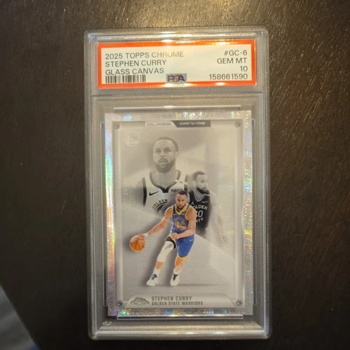 2025 Topps Chrome Stephen Curry Base (PSA 10)
