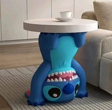 Disney Oakwood Colored Vibrant Disney Lilo & Stitch Figure Reverse Kitchen Table