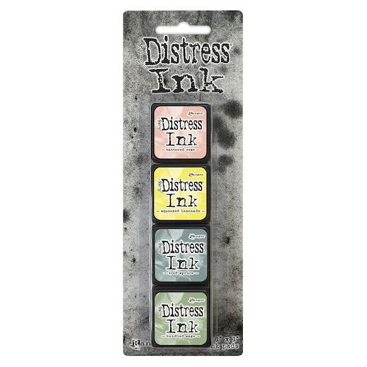 Tim Holtz Distress Mini Ink Pads 4pcs - Kit 10
