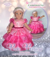 18" Doll Clothes Pattern American Girl Dress Nutcracker Gown Holiday Princess