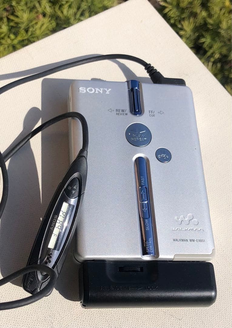 SONY WM-EX651 Walkman Speed Control Remote Serviced Japan Fully