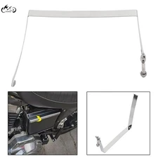 Chrome Battery Cover Hold Down Strap For Harley Super Wide Glide Sportster 1200
