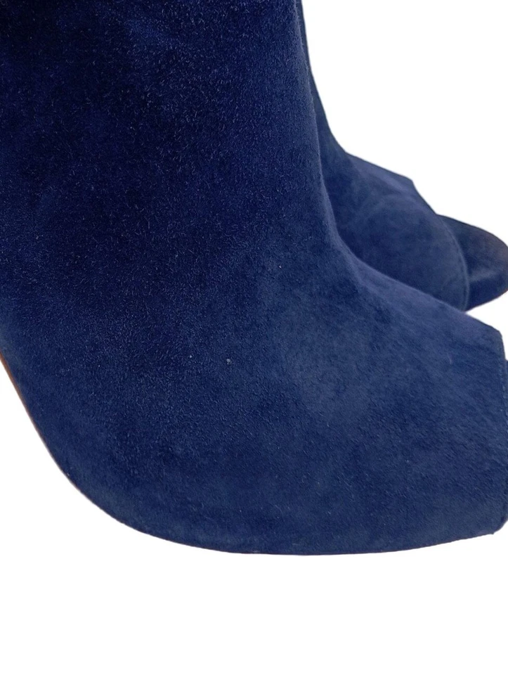 LOLA CRUZ Peeptoe-Stiefeletten Damen Stiefeletten Gr. DE 36 blau Elegant - Bild 3 von 4