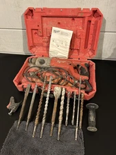Pre-Owned Milwaukee 5262-21 Rotary Hammer Kit With Bits and Case