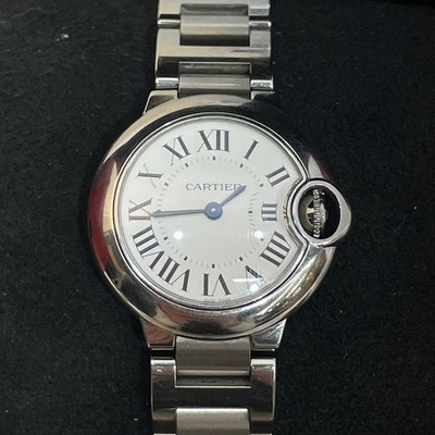 Cartier Ballonuhr Blau 28mm Stahl W69010Z4 151034063