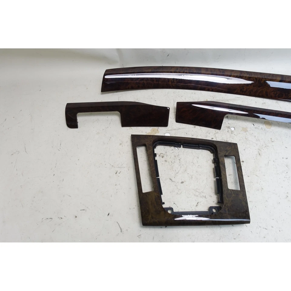 1999-2006 BMW E46 3-Series 4door Sedan Touring Int Dash Wood Trim Set Myrtle OEM — 第 2/4 张图片