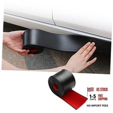 13ft 3.15in Side Skirt s Protector, Universal Rubber Anti - Scratch Black