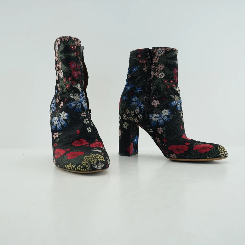 Valentino Garavani Botines Estampados Florales Bordados Mujer Multicolor Talla 37 Foto 2 de 4